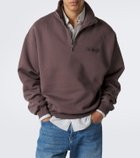 Jacquemus Camionneur half-zip cotton jersey sweatshirt