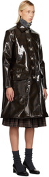Chopova Lowena Black Squelchy Coat