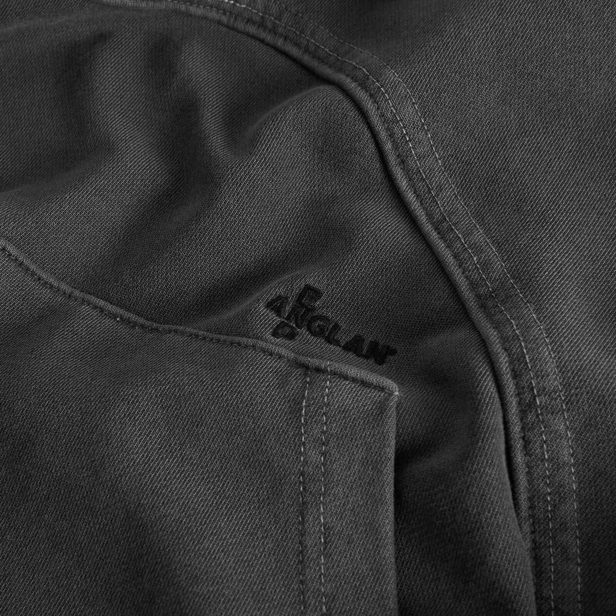 END. x Anglan Parachute Pullover Hoodie in Dark Grey