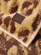 Acne Studios - Leopard-Jacquard Cotton-Terry Beach Towel