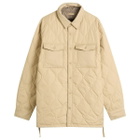 Taion Men's Military Down Shirt in Cream