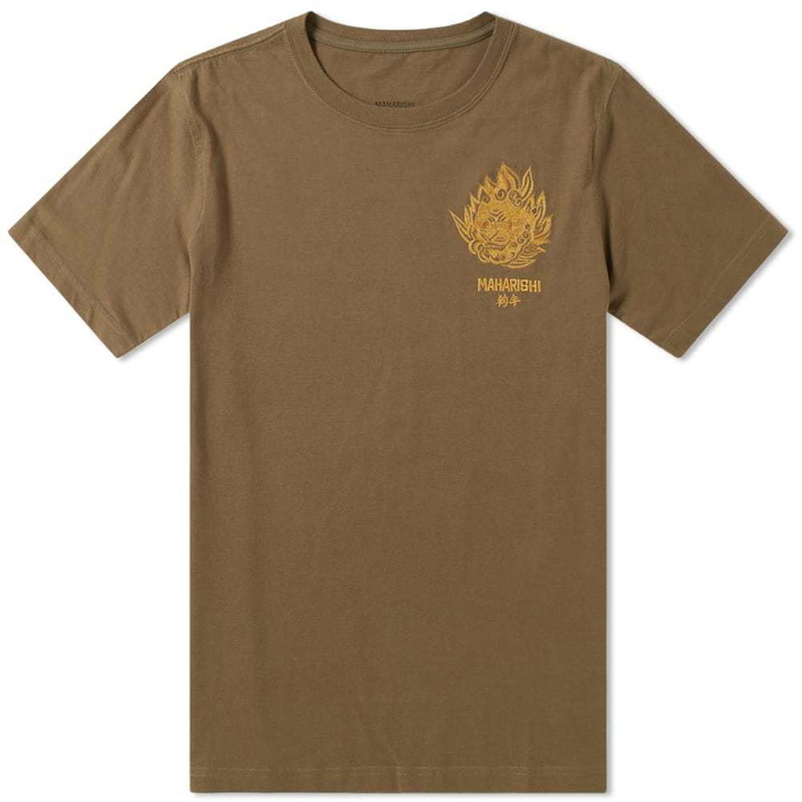 Photo: Maharishi Komainu Tee Mil Olive