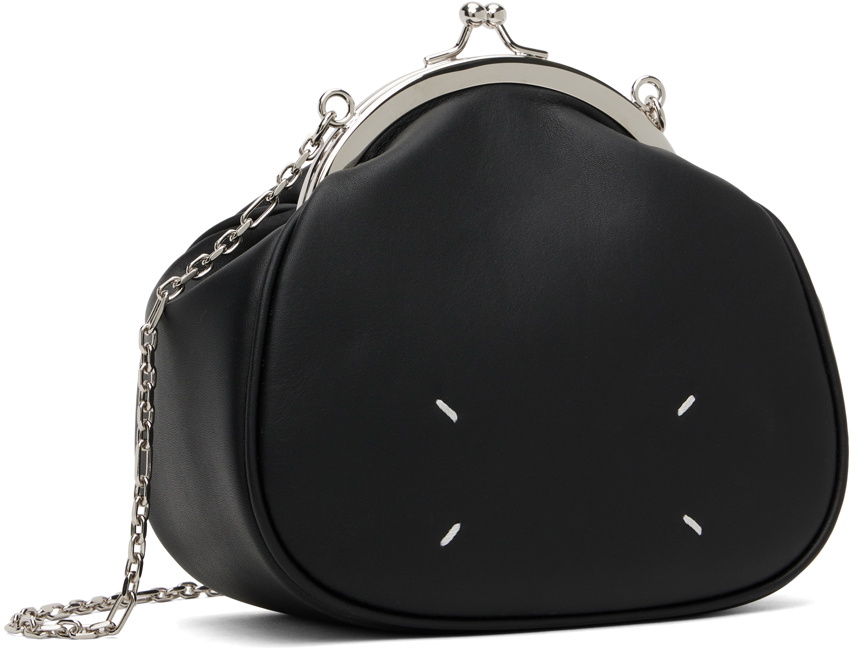 Maison Margiela Black Tabi Frame Shoulder Bag Maison Margiela