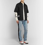 Off-White - Dondi White Printed Cotton-Blend Twill Shirt - Men - Black