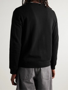 A.P.C. - Item Logo-Print Organic Cotton-Jersey Sweatshirt - Black