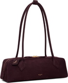 ALAÏA Burgundy 'Le Teckel' Medium Bag