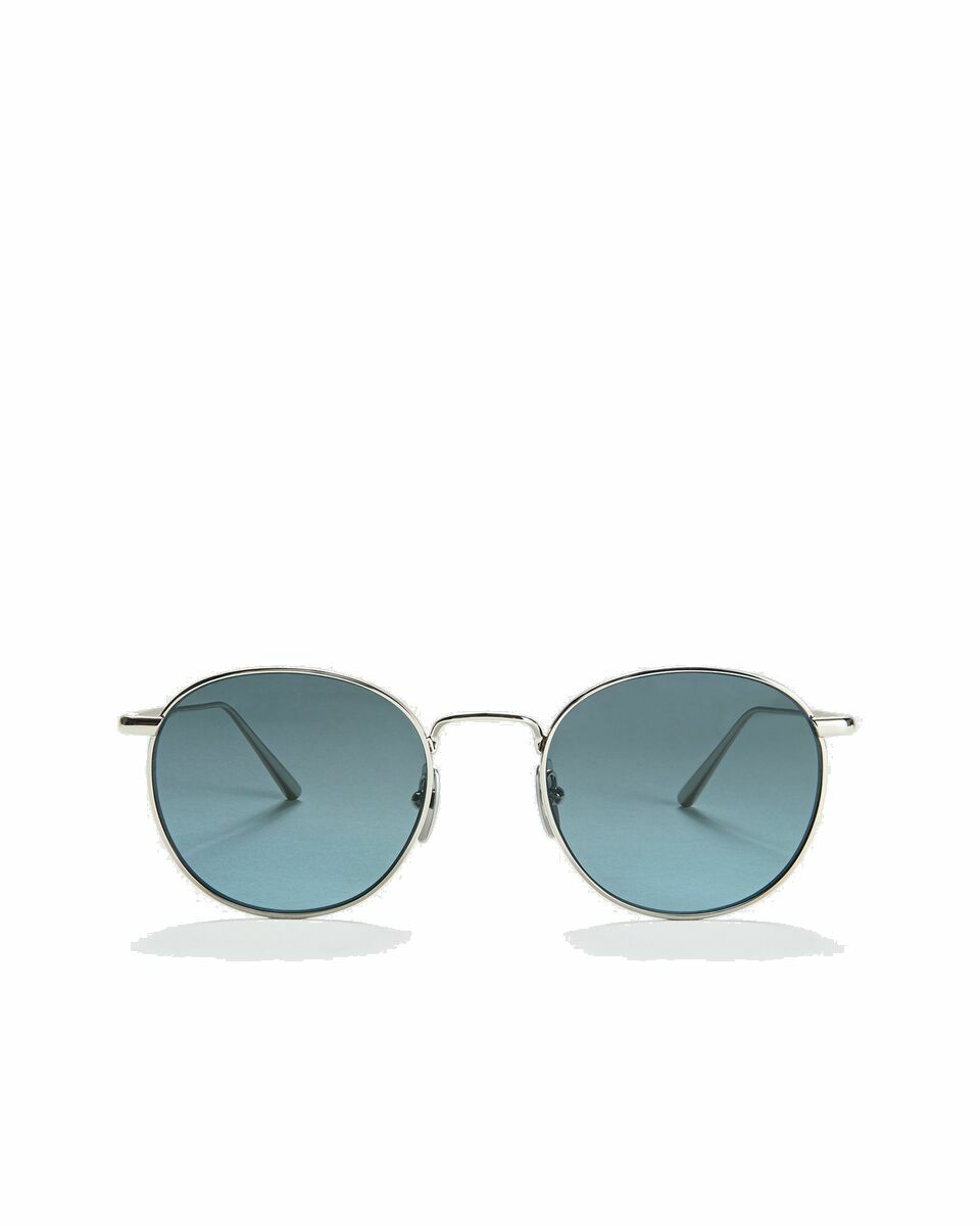Photo: Chimi Eyewear Round Blue P Sunglasses Blue - Mens - Eyewear