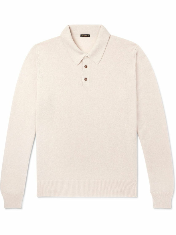Photo: Rubinacci - Cashmere Polo Shirt - Neutrals
