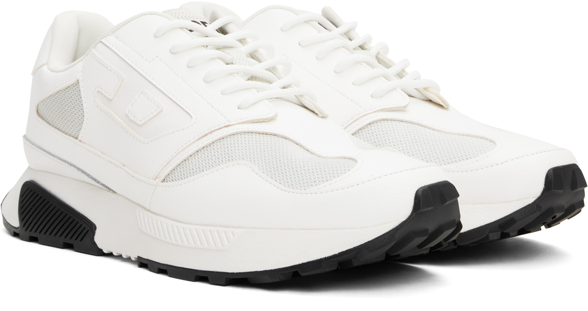Diesel White S-Tame-D Running Sneakers