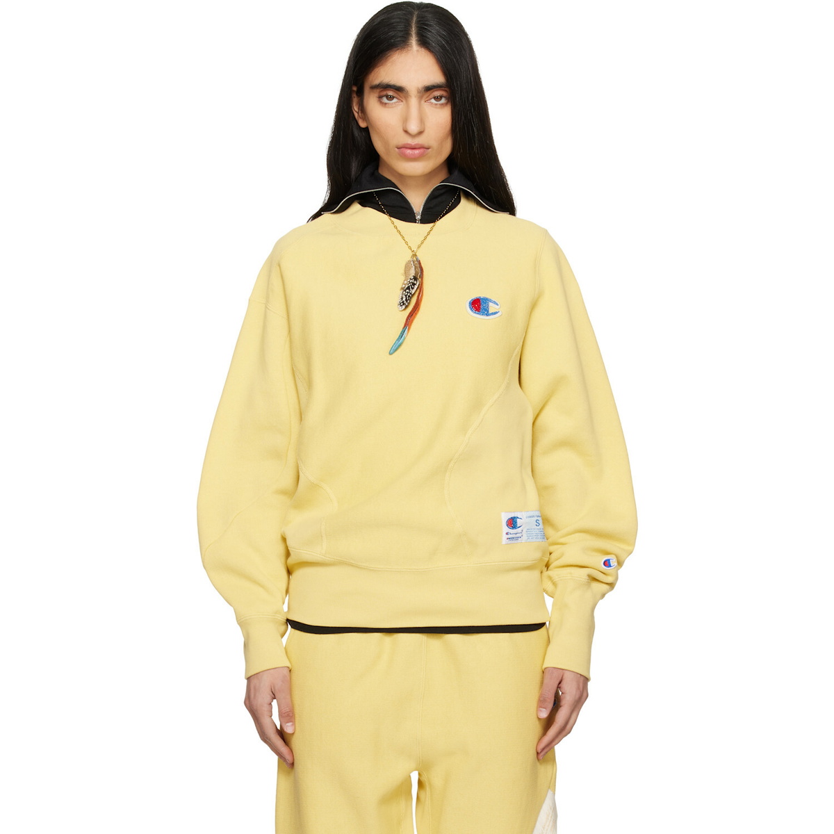 UNDERCOVER Yellow Champion Edition UC2E1801-1 Sweatshirt