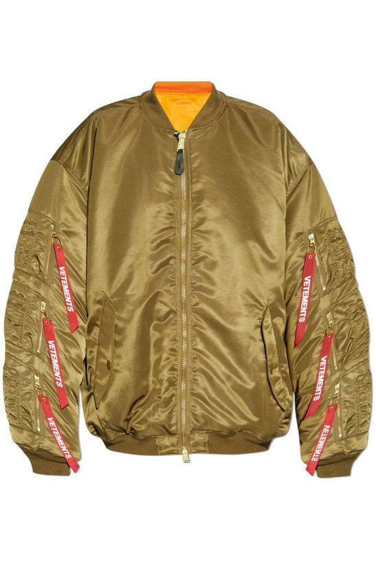 Photo: VETEMENTS Keyring Attachment Cargo Bomber Jacket