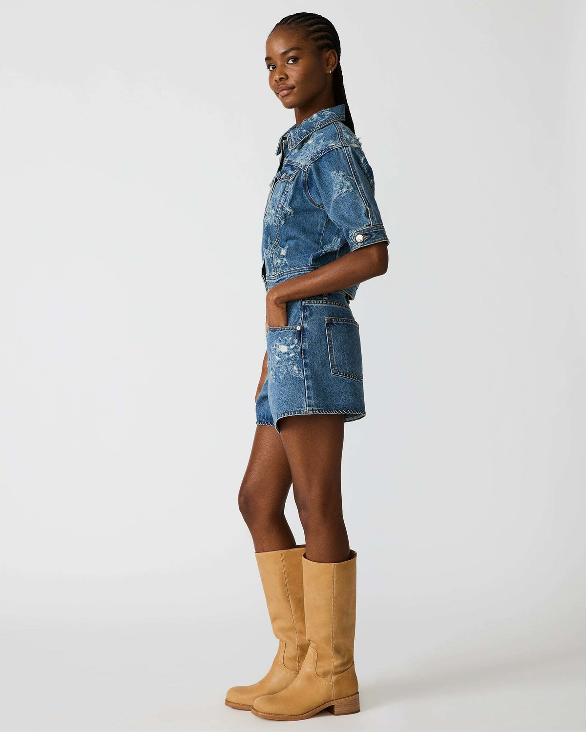 Steve Madden Tanya Jacket in Denim
