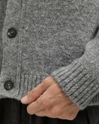 Edmmond Studios DUCK PATCH CARDIGAN Grey Mens Zippers & Cardigan