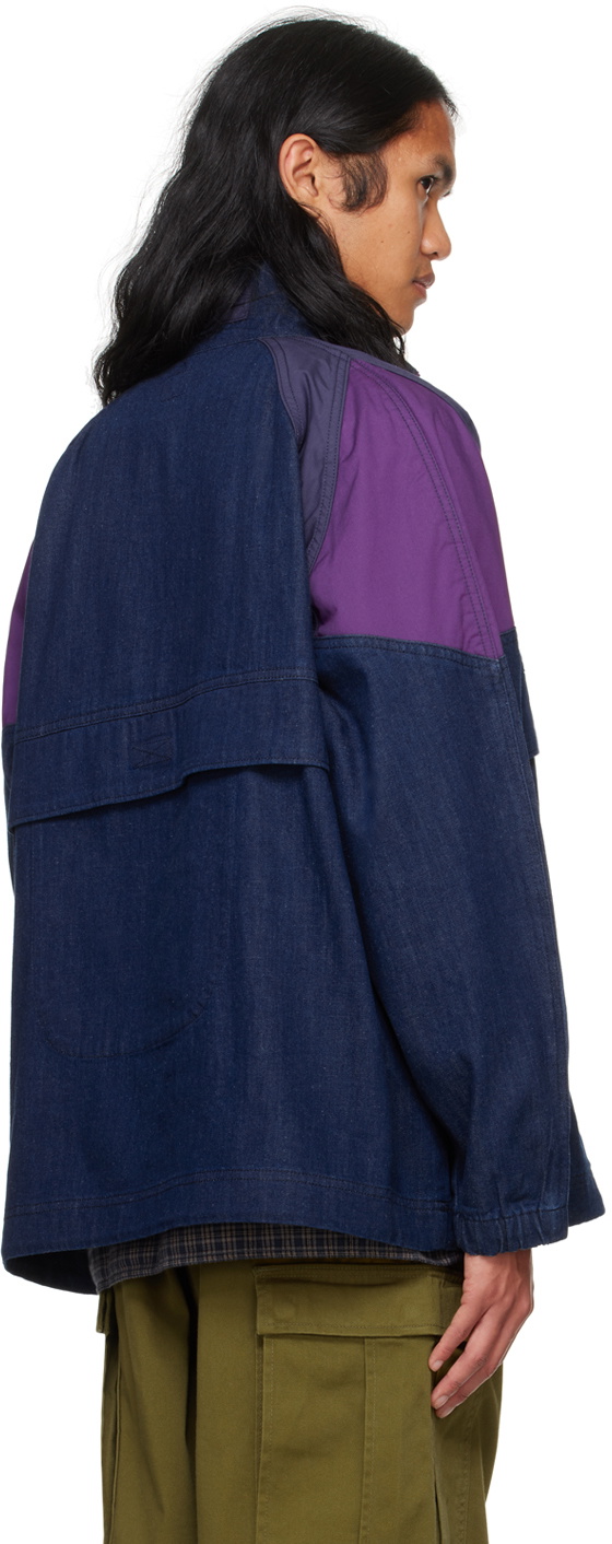 Levi's Navy & Purple Skateboarding Sport Denim Jacket