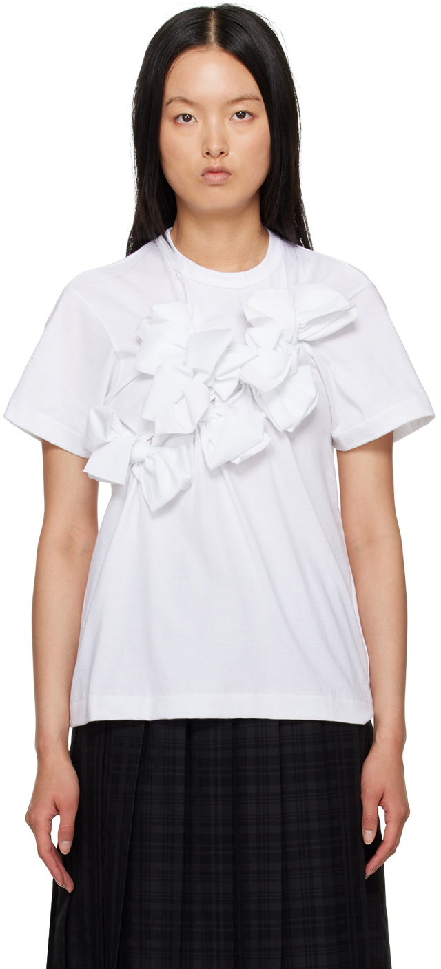 tao White Bow T-Shirt