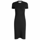 Coperni Women's C-Logo Gathered Mini Dress in Black