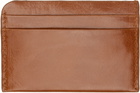 Dries Van Noten Brown Leather Card Holder