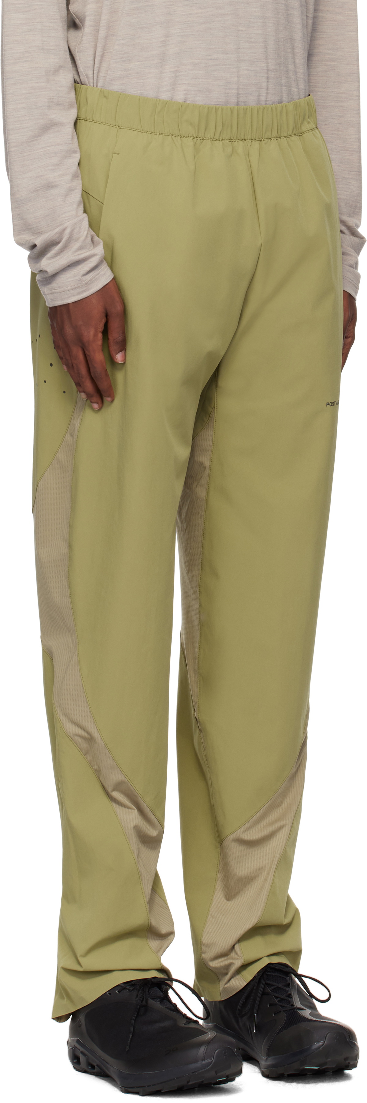 POST ARCHIVE FACTION (PAF) Khaki On Edition Running Track Pants