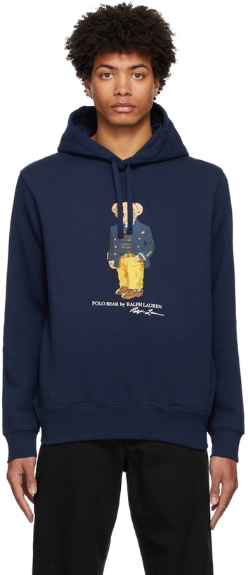 Photo: Polo Ralph Lauren Navy Polo Bear Hoodie