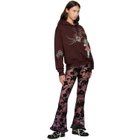 Chopova Lowena Purple Dew Sweeper Mesh Leggings