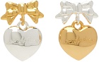 Sandy Liang Silver & Gold Ballerina Earrings