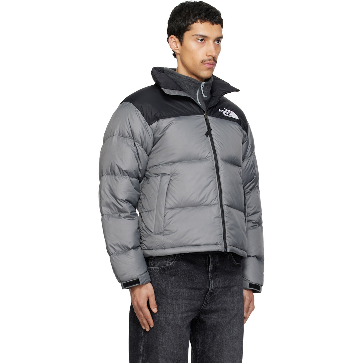 The North Face Gray 1996 Retro Nuptse Down Jacket