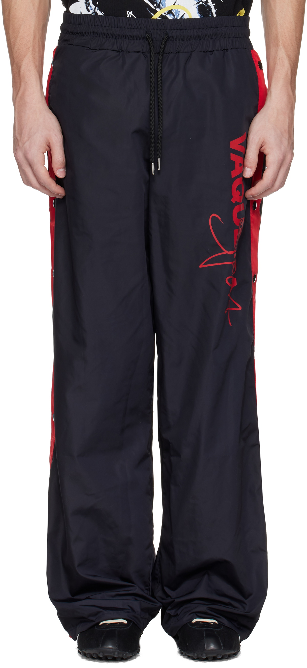 VAQUERA ヴァケラ Black Zip Trousers ジップパンツ VAQUERA Black Zip Trousers Vaquera