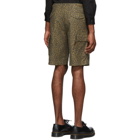 Levis Brown Cheetah Hi-Ball Roll Cargo Shorts