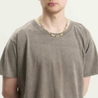 TwoJeys Melted Stars Necklace in Yellow/Orange 
