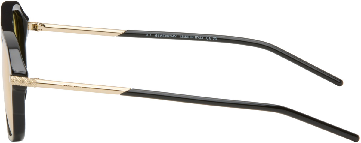 Givenchy Black GV One Aviator Sunglasses