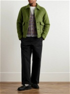 NN07 - Julius 8004 Brushed-Knit Jacket - Green