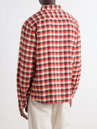 RRL - Matlock Checked Cotton-Flannel Shirt - Red