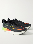Nike Running - Zoom Fly 4 Mesh and Flyknit Running Sneakers - Black