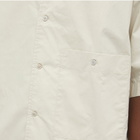Studio Nicholson Men's Vard Poplin Vacation Shirt in Fossil