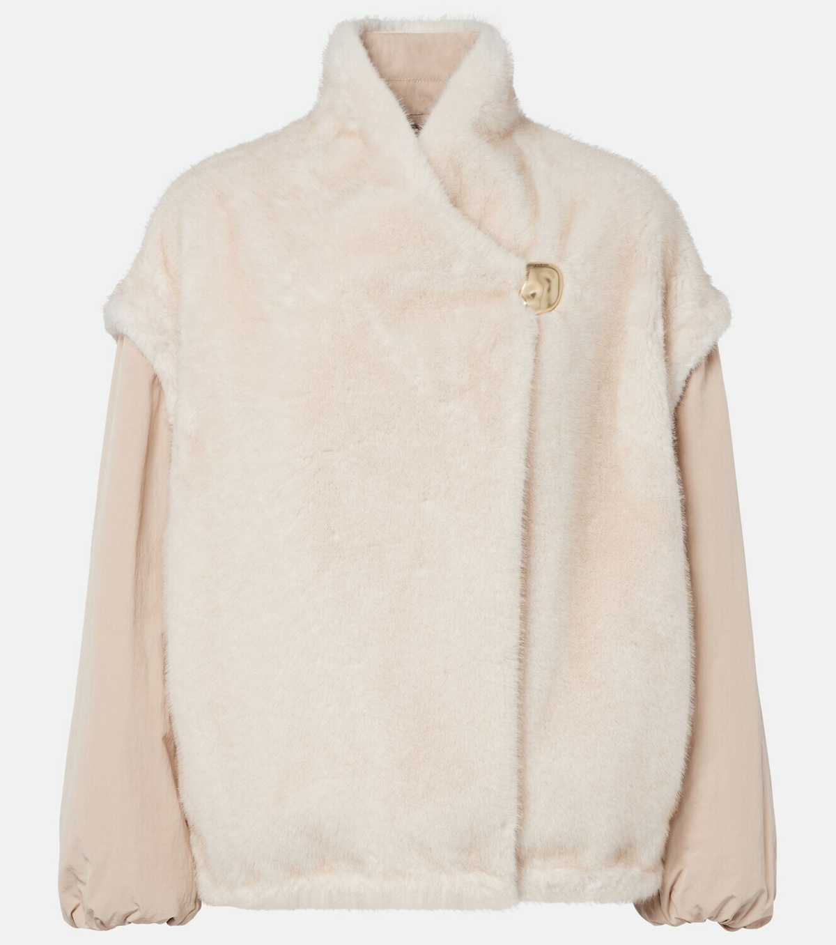 Moncler Chardonneret fleece down jacket