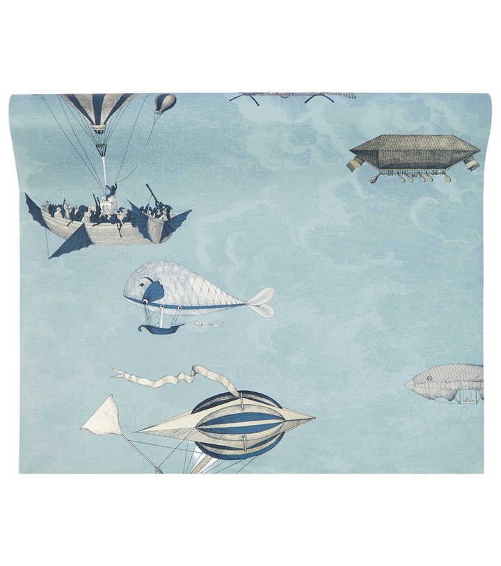 Photo: Fornasetti x Cole & Son Macchine Volanti wallpaper