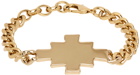 Marcelo Burlon County of Milan Gold Cross Bracelet