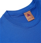 Nike - ACG NRG Oversized Logo-Print Cotton-Jersey T-Shirt - Blue