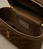 Saint Laurent Gaby Mini quilted satin vanity bag