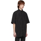 Ottolinger Black Oversize Satin Shirt