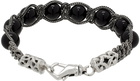 Emanuele Bicocchi Black Shamballa Bead Bracelet