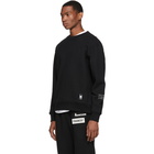 Moncler Genius 7 Moncler Fragment Hiroshi Fujiwara Black Logo Maglia Sweatshirt