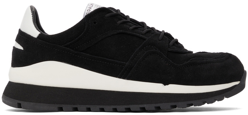 Spalwart Black Suede Trail Blazer Low (BS) Sneakers