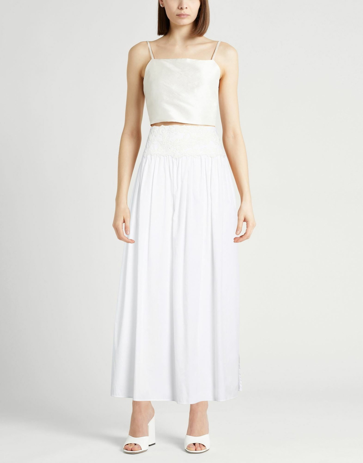 Ermanno Scervino Womens Maxi skirt in White