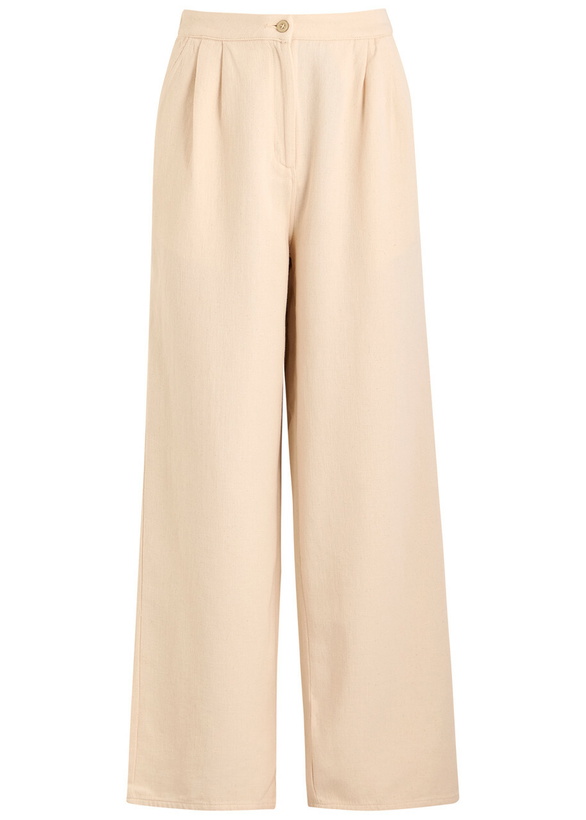 Photo: American Vintage Afaz Cotton Trousers Ecru