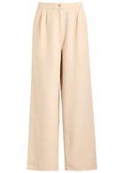 American Vintage Afaz Cotton Trousers Ecru