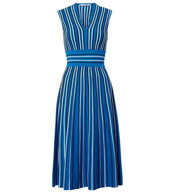 Photo: Max Mara Striped knitted midi dress