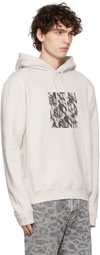 Saint Laurent Grey Mirage Logo Hoodie