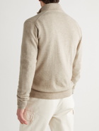 Purdey - Cashmere Zip-Up Cardigan - Neutrals