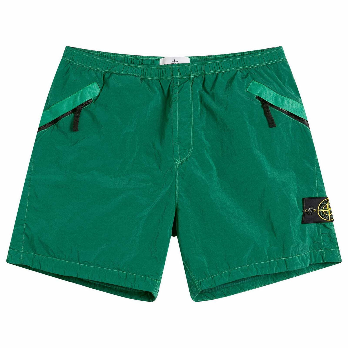 Stone Island Men's Nylon Metal Shorts in Malachite Stone Island